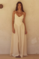 Sand maxi dress