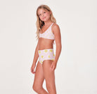 girls' two pieces bikini with sun protection