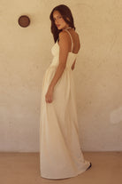 Sand maxi dress