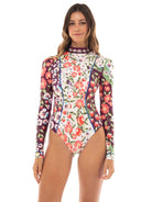 long sleeve one piece swimsuit