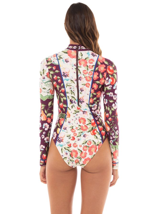 long sleeve one piece swimsuit