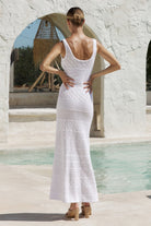 white cover up beach dress